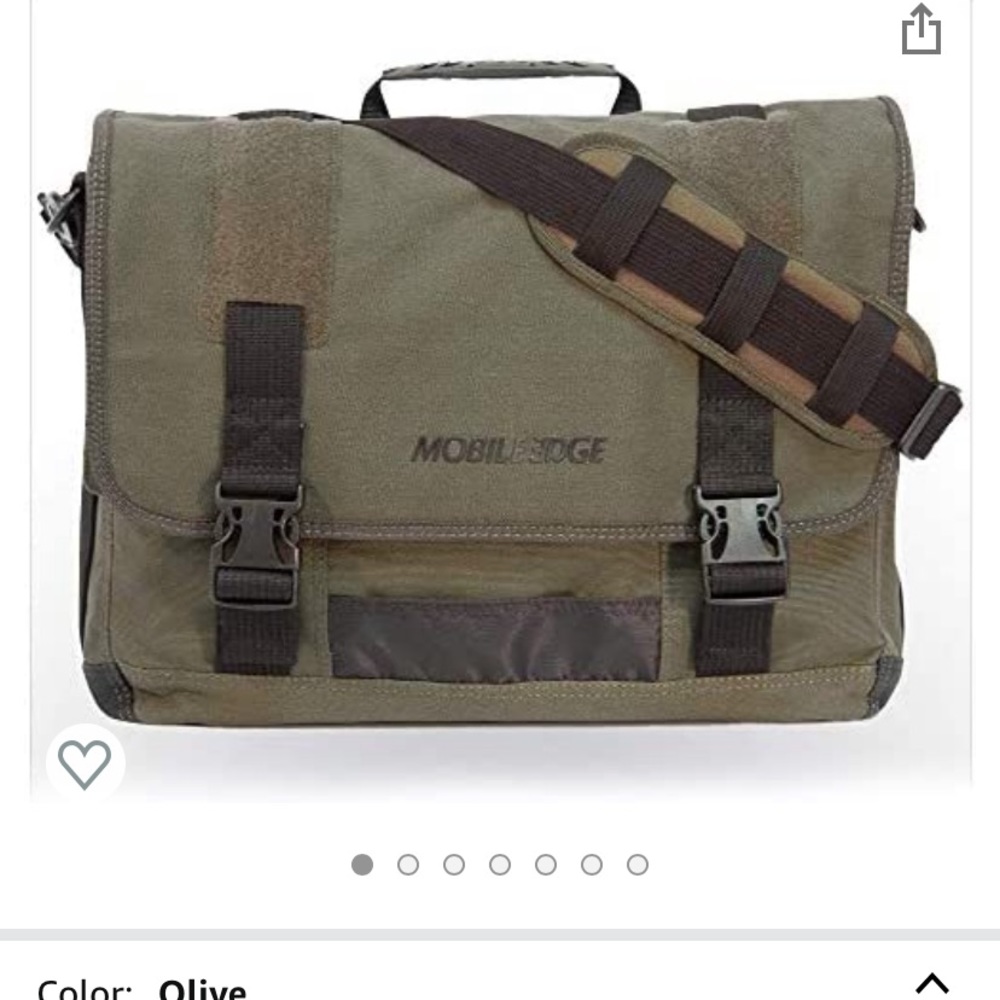 Olive Messenger Bag